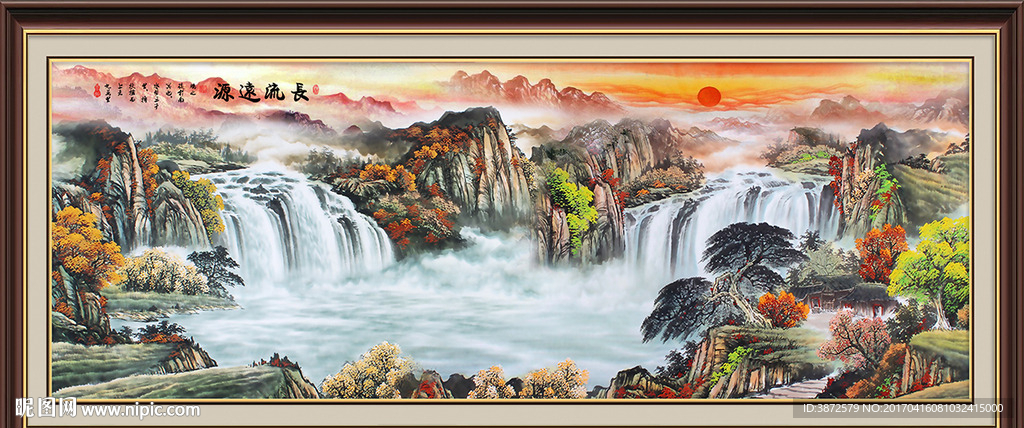 巨幅山水画