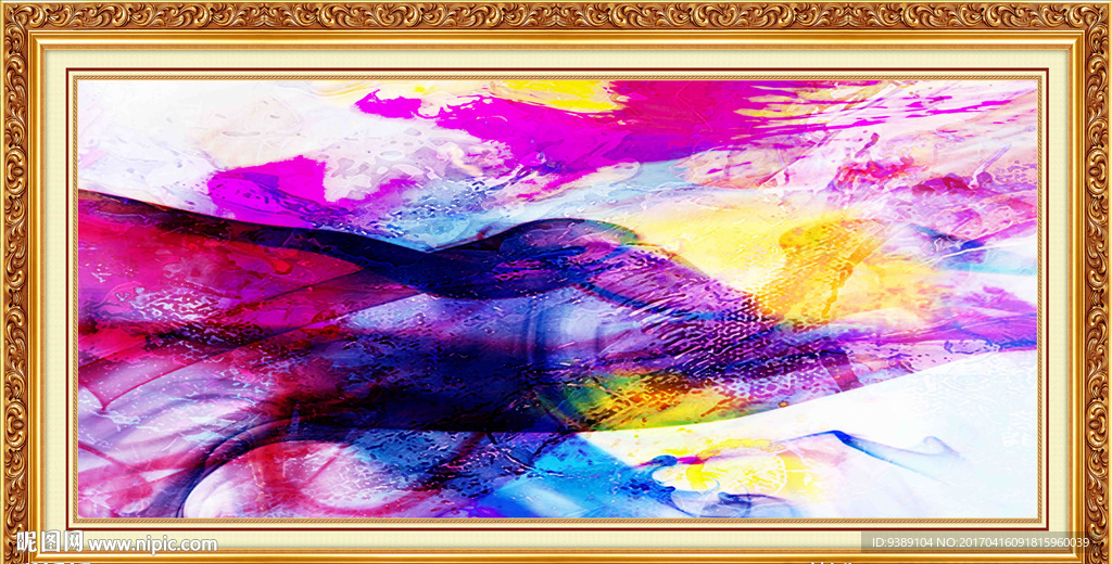 抽象油画