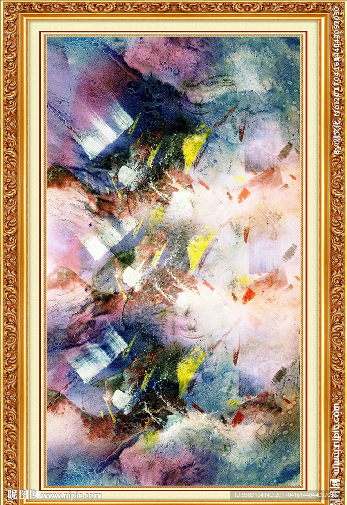抽象油画