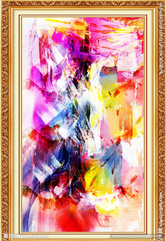 抽象油画