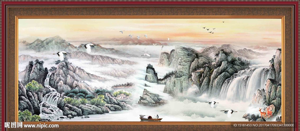 山水国画