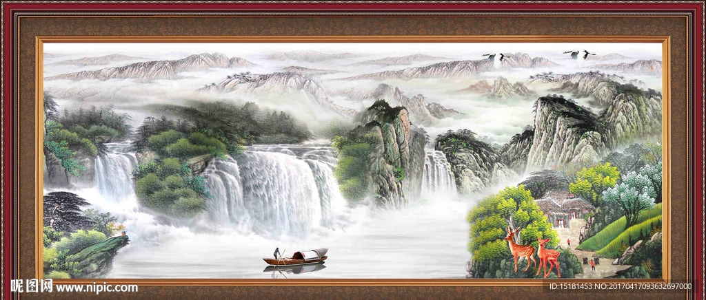 山水国画