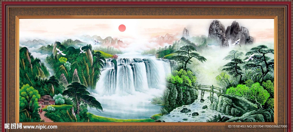 国画山水