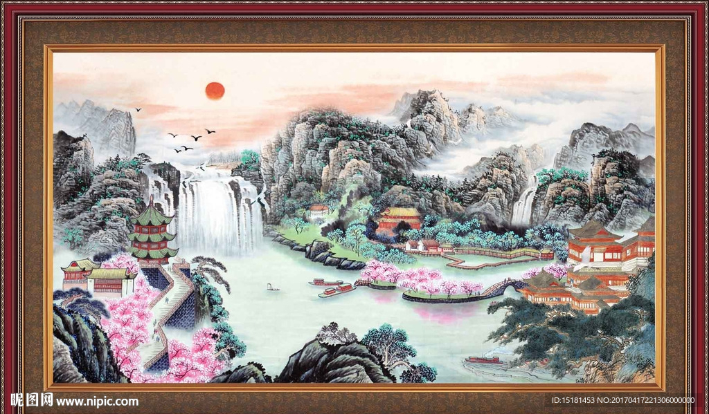 国画山水