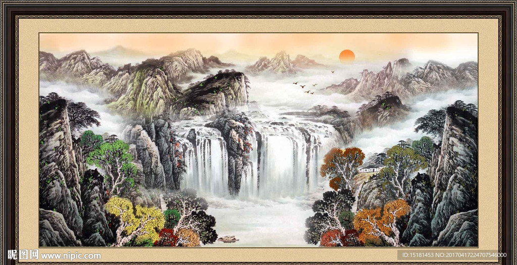 山水国画
