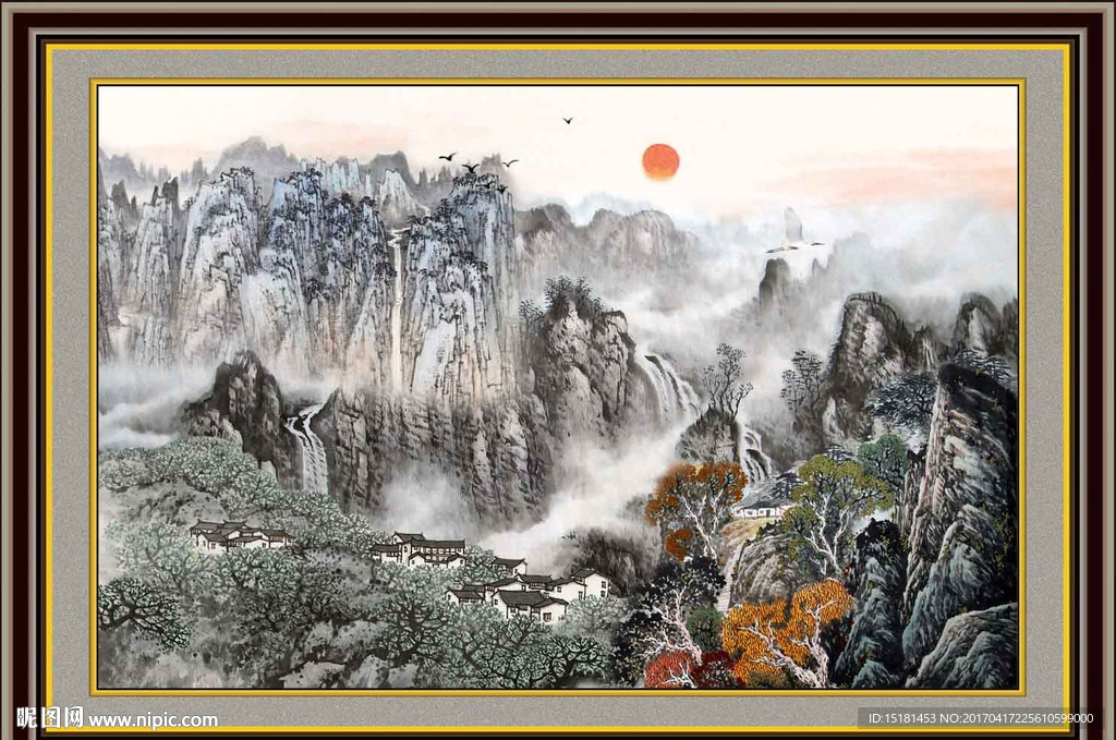 山水国画