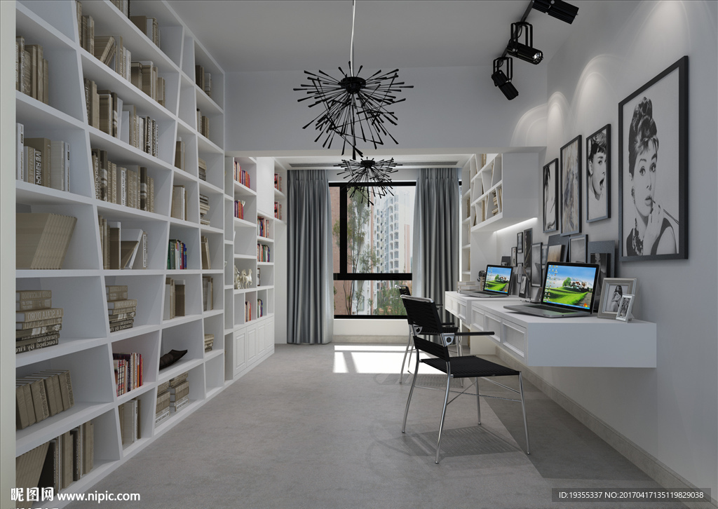 好看的工业书房