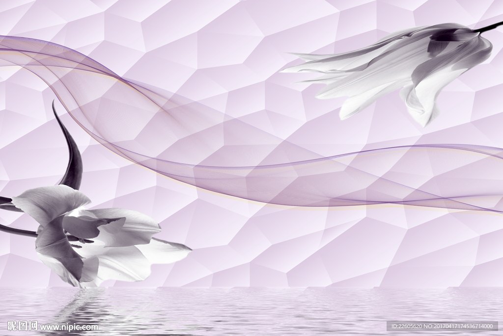 现代简约背景墙画设计图__室内设计_环境设计_设计图库_昵图网nipic.