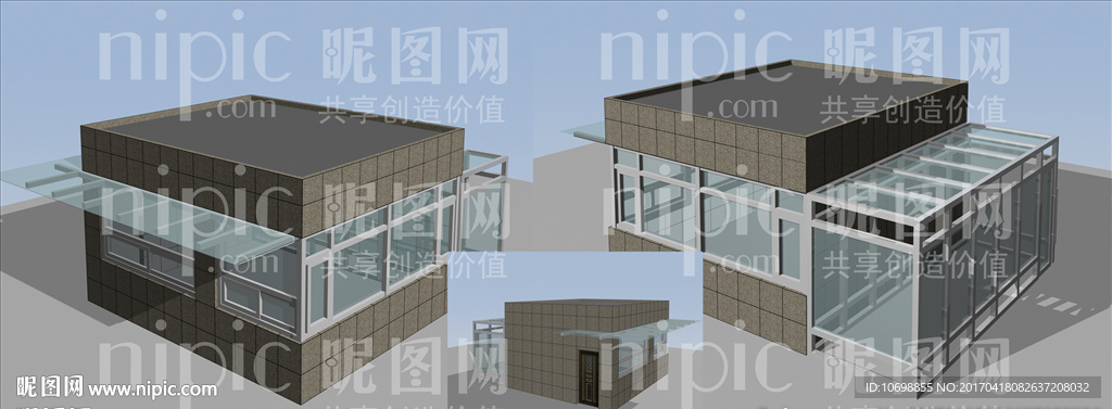 门卫房效果图