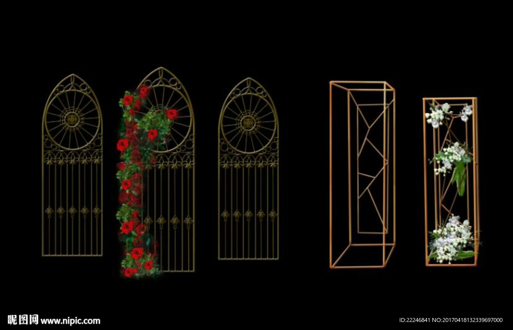 婚庆装饰铁艺道具