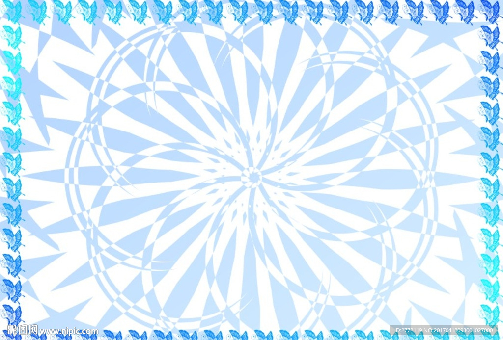 蓝布衣 商业证书纹