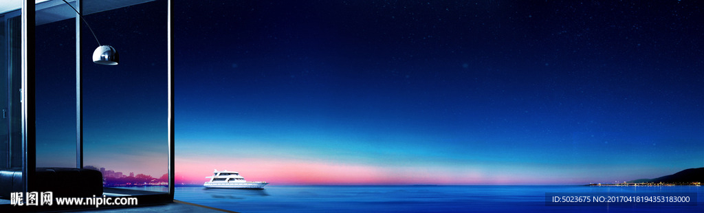 海 静