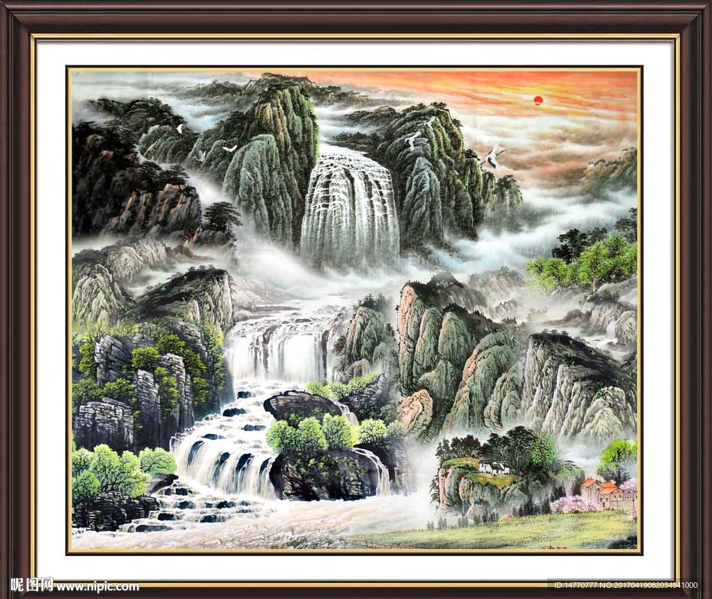 国画山水