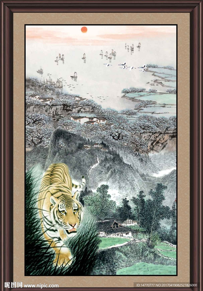 国画老虎