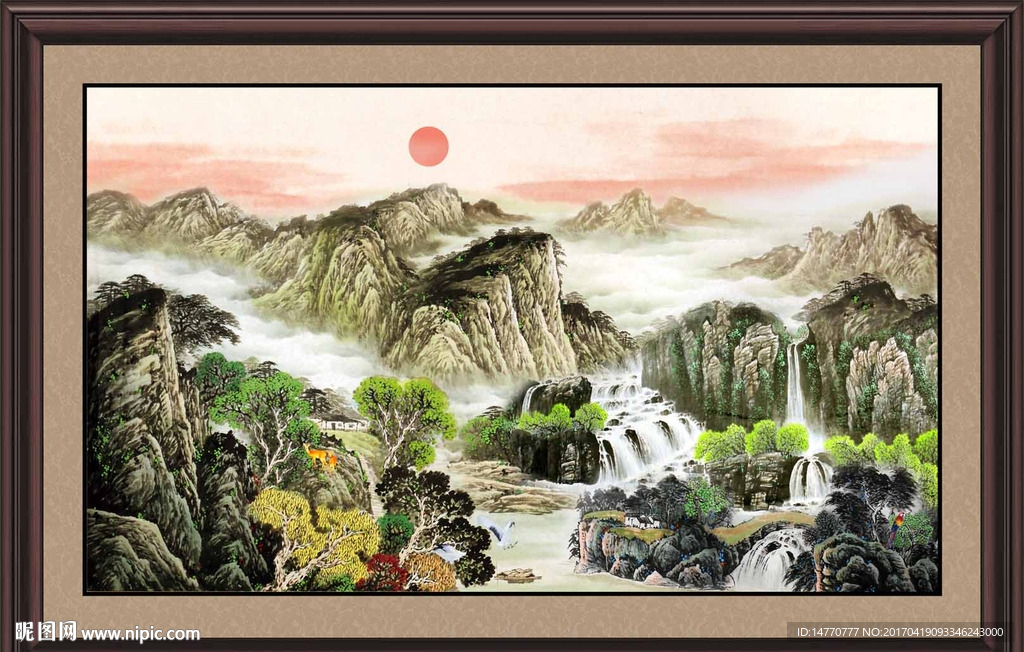 国画山水