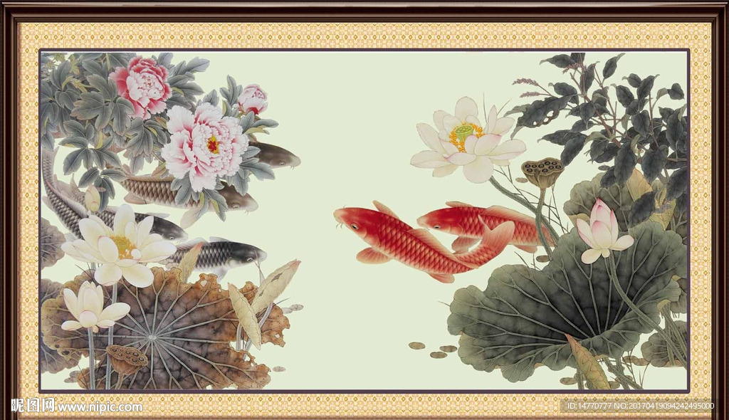 荷花图