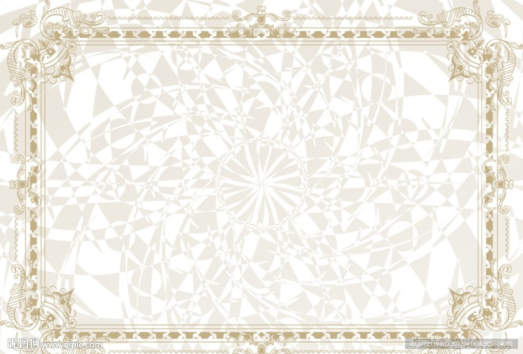 灰暗 特约证书纹