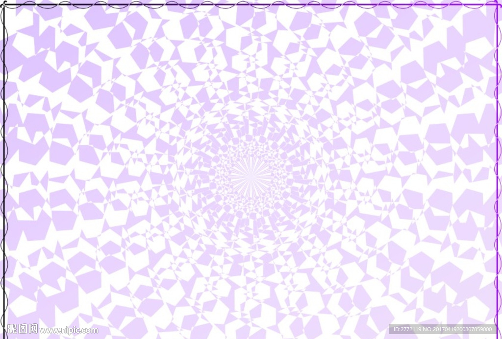 紫红花样 证书底纹