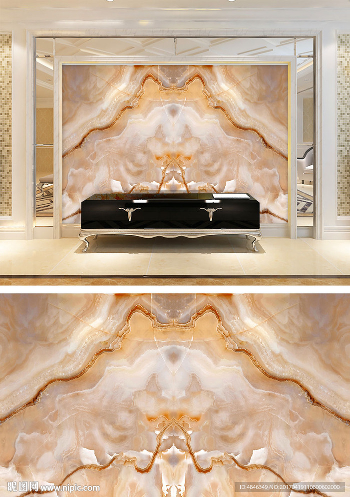 大理石纹背景墙