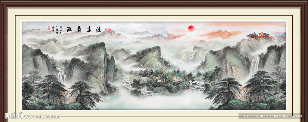 水墨风景画