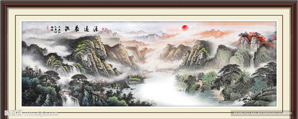 水墨风景画