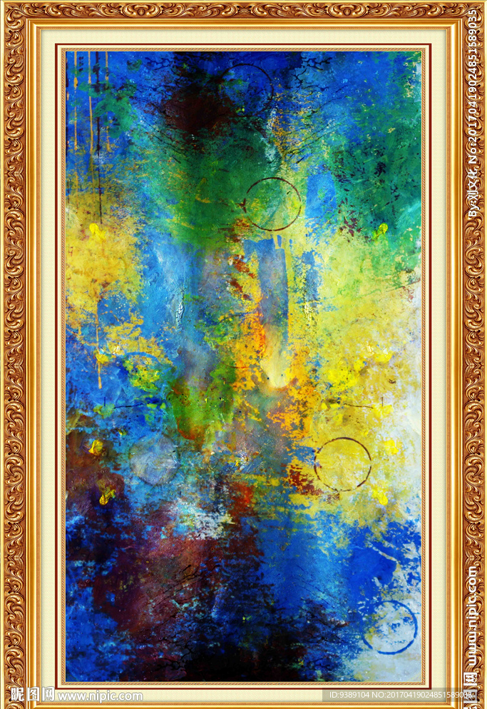 抽象油画