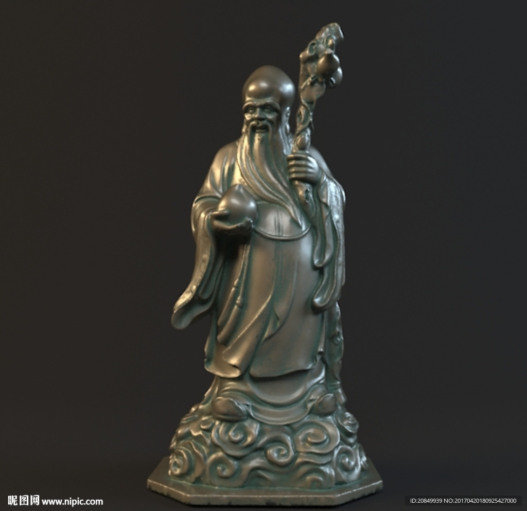 寿星公雕像