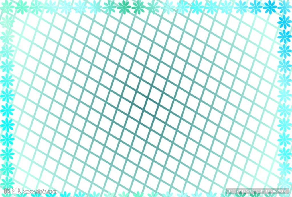 海水碧蓝 证书底纹