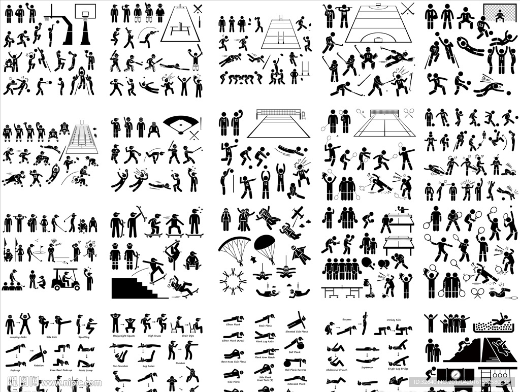 动作分解图 示意图 动态 解释
