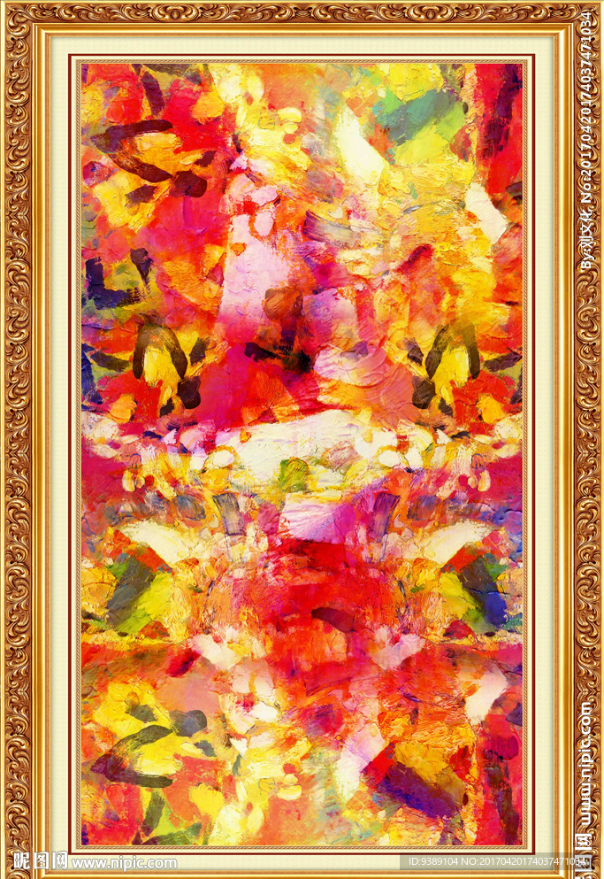 抽象油画