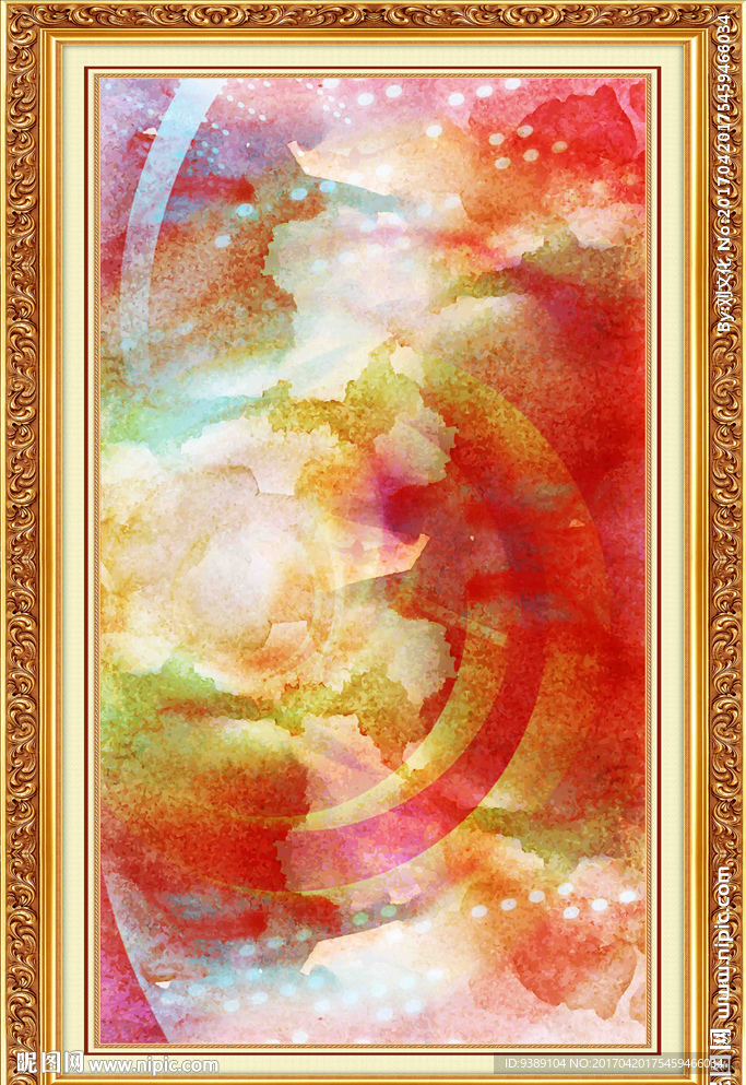 抽象油画