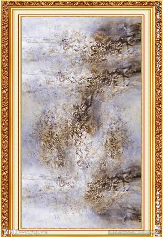 抽象油画