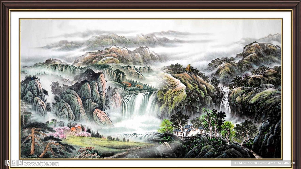 巨幅山水画