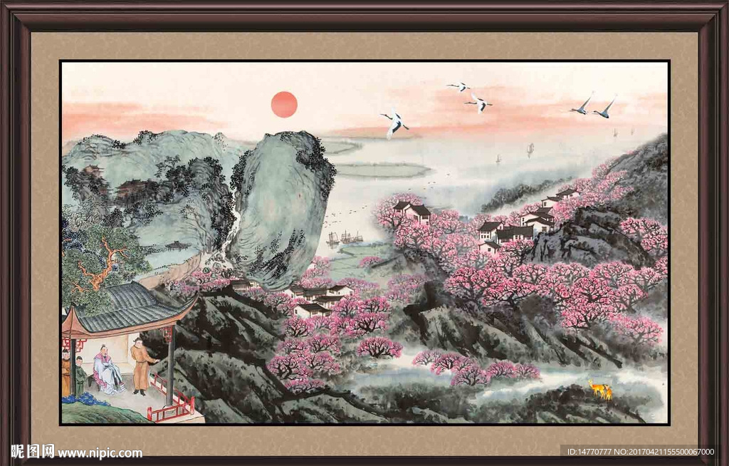 山水国画