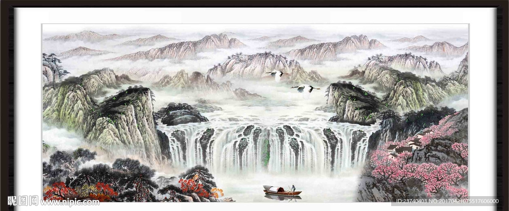 巨幅山水画