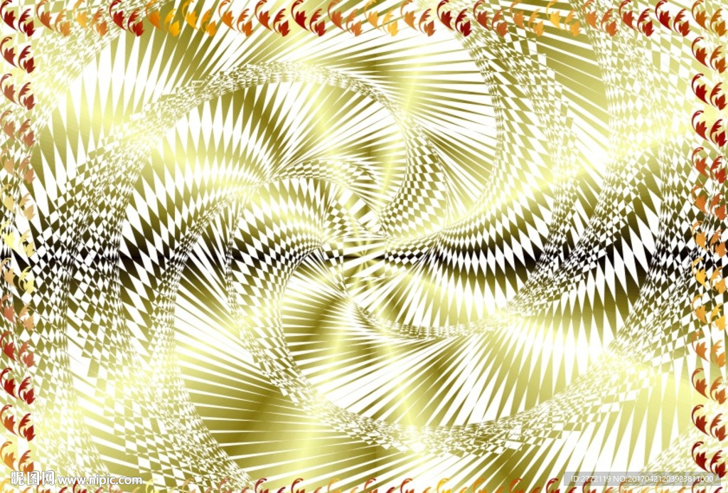 金属 证书底纹