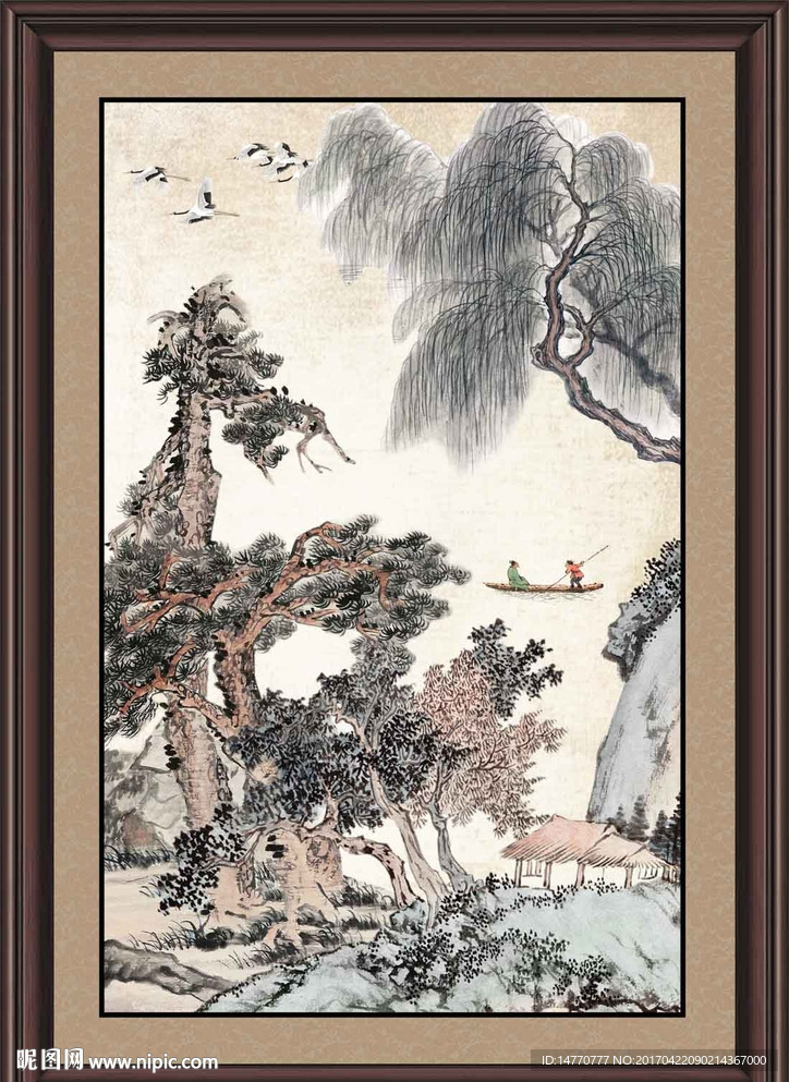 巨幅山水画