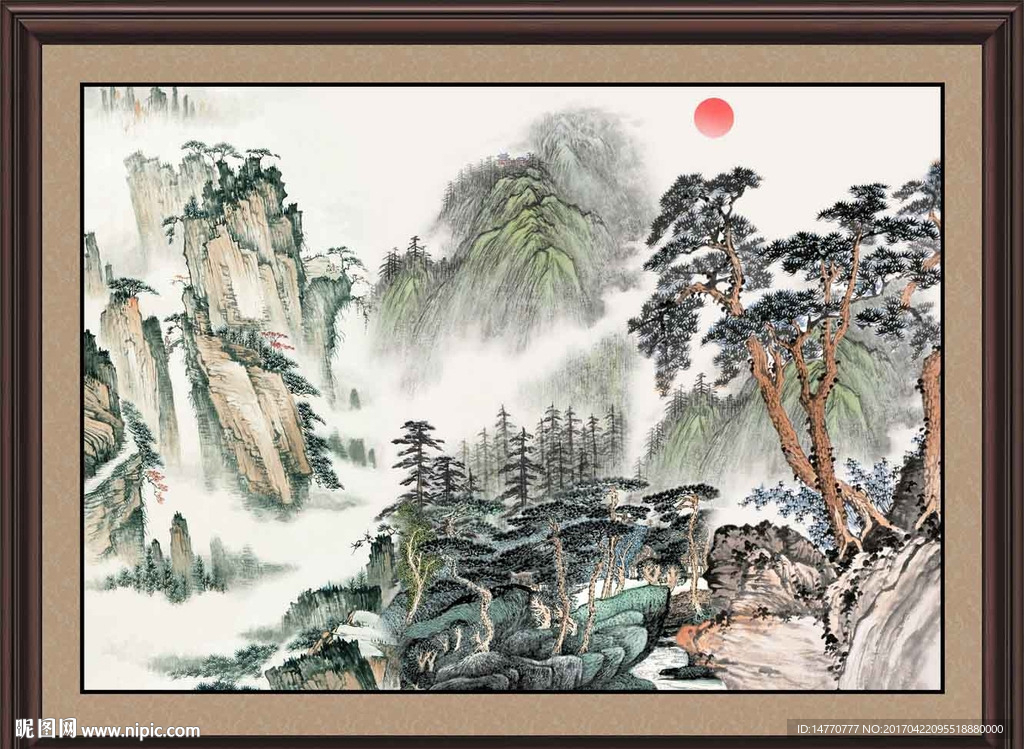 国画山水