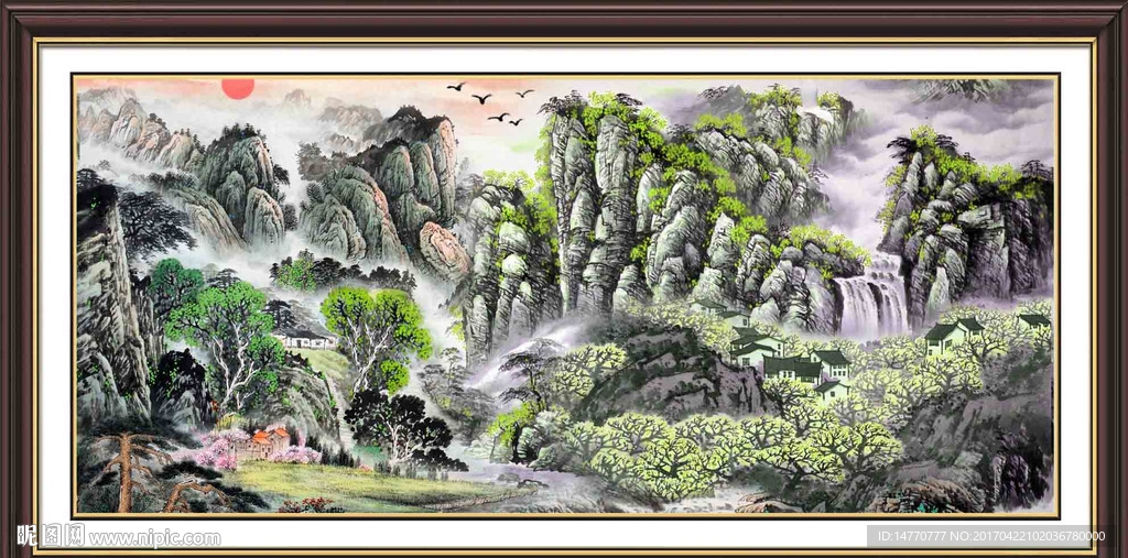 国画山水