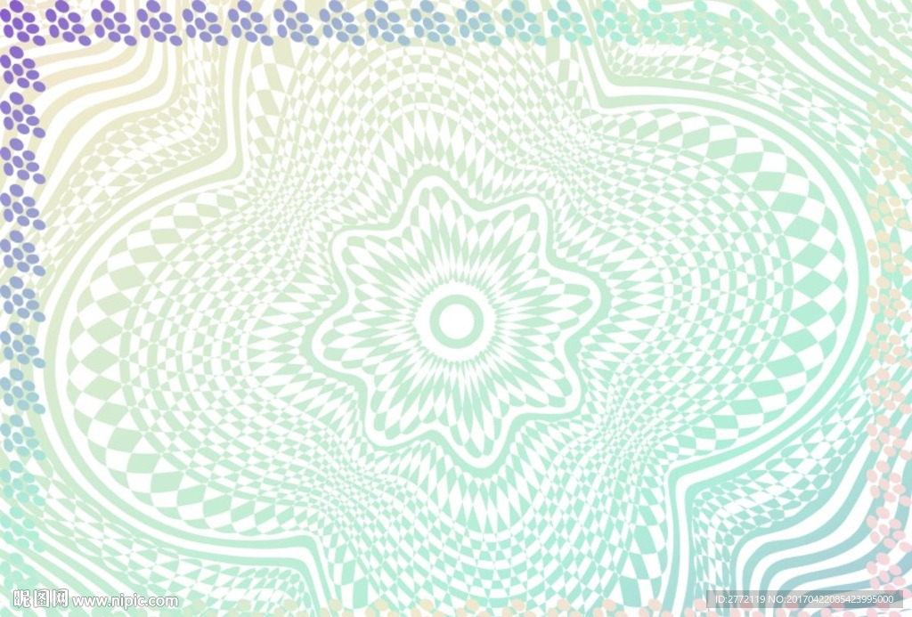 蓝天空 环保证书纹