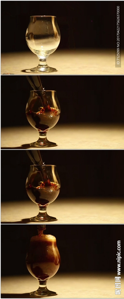开啤酒倒啤酒