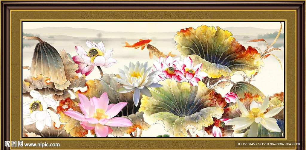 荷花图
