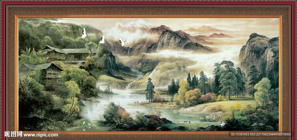 国画山水