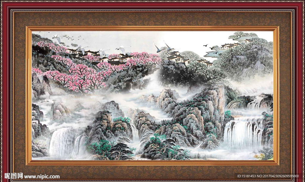 巨幅山水画