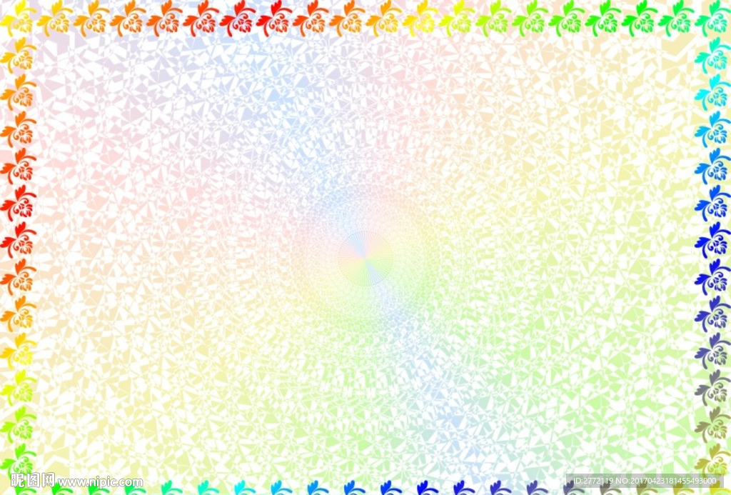鲜艳风水轮 证件纹