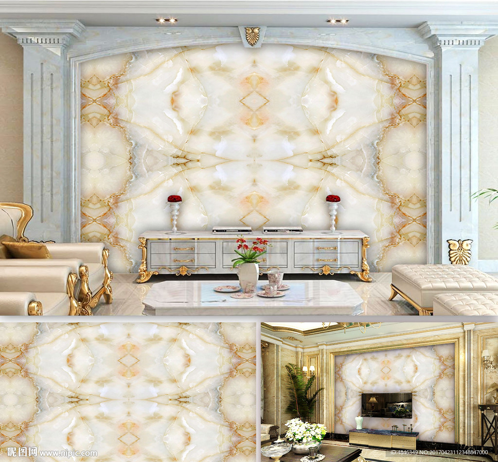 大理石纹背景墙