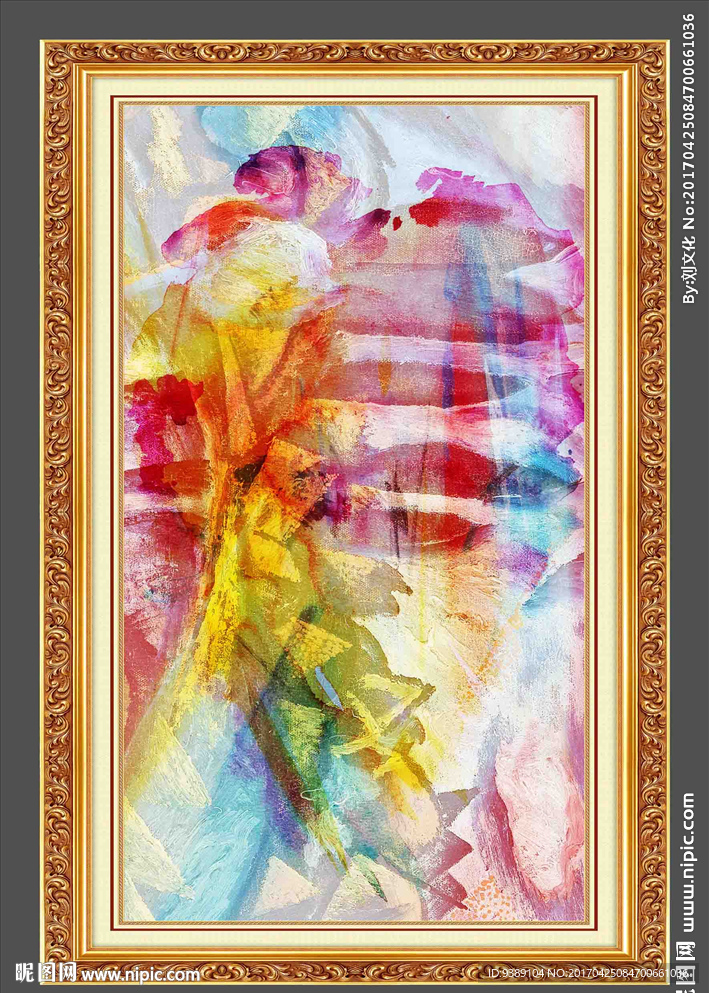 抽象油画