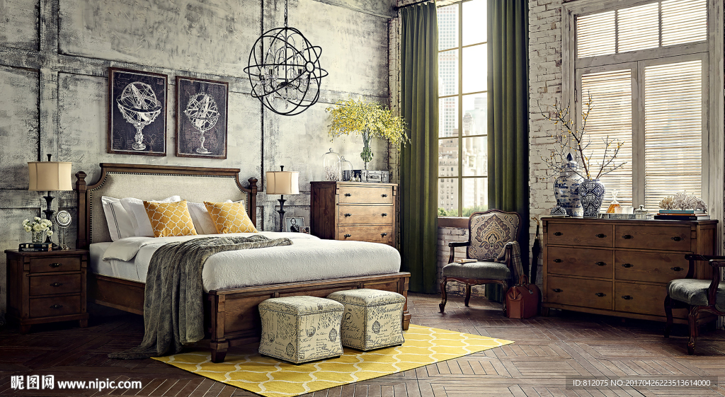 美式 实木 家具