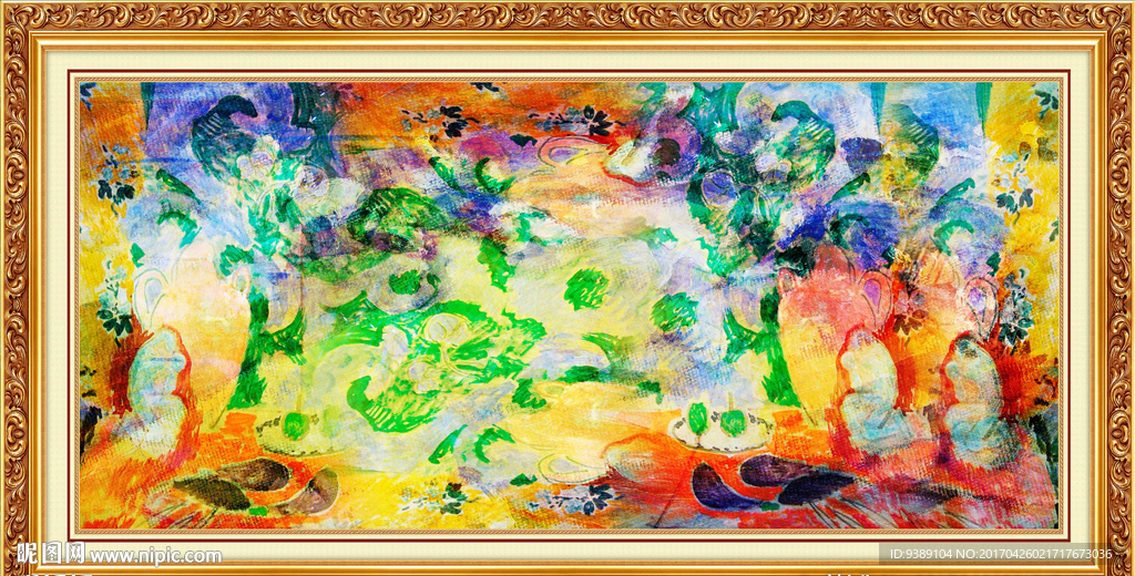 抽象油画