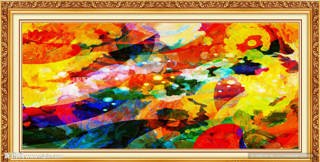 抽象油画